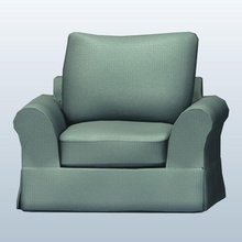 hsm0006 v2 kesit kol sandalye mobilya yazdırılabilir lowpoly 3d print model - Mito3D