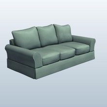 hsm0012 v2 casual sofa furniture printable lowpoly 3d print model - Mito3D
