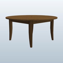 hsm0022 v2 la ronde table parasol le mobilier imprimable lowpoly 3d print model - Mito3D