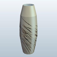 hsm0029 v2 di altezza le canne il vaso i vasi stampabile lowpoly 3d print model - Mito3D