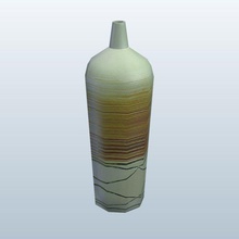 hsm0045 v2 tall patterned vase vases printable lowpoly 3d print model - Mito3D