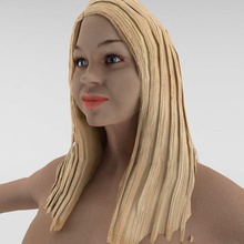 humain, personnage féminin 1 truqué prêt animations l'anatomie des bikini bizkit001 corps caractère vêtements de la conception détail femelle figure jeu jeune fille tête l'homme dame modèle nude personnes réaliste rig sexy l'unité irréel femme 3d print model - Mito3D