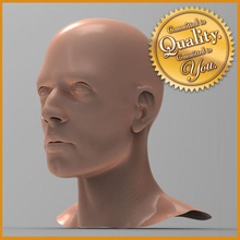 masculino humano de la cabeza 3d 3ds anatomía cuerpo carácter oreja ojo femenino chicos humanos hombre max maya modelo obj poligonal studios los tutoriales vértice mono 3d print model - Mito3D