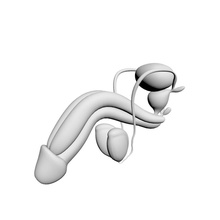 umano il sistema riproduttivo maschile in 3d l'anatomia la vescica corpo carattere endocrino genitale haribi umana maschio uomo medico modello del pene della prostata riproduttiva scroto testicoli uretra urinario 3d print model - Mito3D