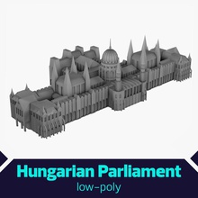Macaristan Parlamentosu mimarlık Budapeşte Tuna yönetici Gotik hükümet tarihi Macar kabeltelevizio kossuth daha düşük magyar magyarorsz g model neo Meclis poly Kare yapısı 3d print model - Mito3D