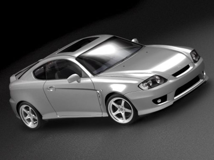 hyundai coupé tuscani 2005 2006 2007 2008 voiture un coupetuscani rapide le coréen sport squir réglage états-unis véhicule 3D print model - Mito3D