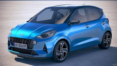 hyundai i10 2020 2019 2021 2022 2023 car compact corean fast hatchback korean model sedan sport squir vehicle 3d print model - Mito3D
