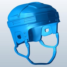 ice hockey helmet without mask v1 sports figures equipment printable lowpoly 3d print model - Mito3D