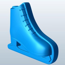 Buz Pateni v1 buz skate mıknatıs yenilik yazdırılabilir lowpoly 3d print model - Mito3D