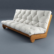ikea futon sofa bed bedroom bedstead berth bunk couch doss furnishings furniture lounger mattress meela model pouf 3d print model - Mito3D