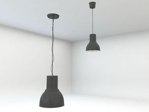 ikea hektar lampada a sospensione lampadina architettura cnsorin elementi la luce una spia modello ciondolo 3d print model - Mito3D