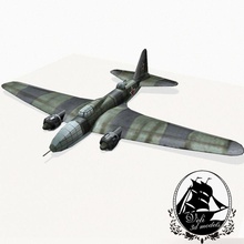 ilyushin il-4 2 4 aircraft airplane attack battle bomber defence force game history ii il lower military model plane poly ready soviet torpedo union ussr veli3d war world ww2 3d print model - Mito3D