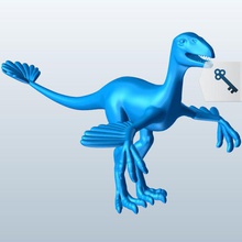 incisivosaurus v1 Dinosaurier bedruckbar ist lowpoly 3d print model - Mito3D