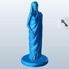 donna indiana v1 indiano persone stampabile lowpoly 3d print model - Mito3D