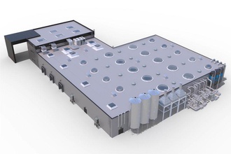 sii05 endüstriyel bina mimarlık alanı karmaşık dökümü fabrika hall hangar Sanayi imalatı model modero parçalar bitki ayarlayın depolama yapısı depo 3d print model - Mito3D