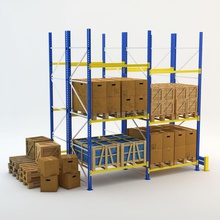 industrial rack box container crate freight industry model pallet shipping storage transport transportation vain59 warehouse wood 3d print model - Mito3D