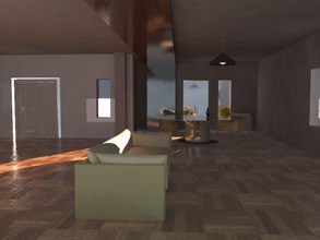 interior minimalista apartamento arhitecture 3d print model - Mito3D