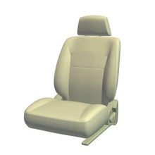interior seat leather v1 vehicle parts printable lowpoly 3d print model - Mito3D