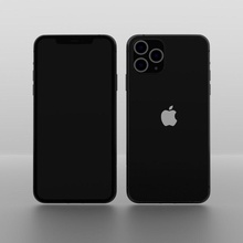 iphone 11 pro max 2019 3d alvl apple negro mezcla celular la electrónica fbx iphone11 modelo nuevo obj teléfono stl 3d print model - Mito3D
