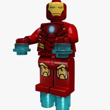 demir adam lego avenger engeller tuğla çizgi film karakter çocuk fig şekil hahm12 legoman mini model plastik oynuyor toon oyuncak 3d print model - Mito3D