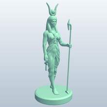 isis v1 mythical creatures printable lowpoly 3d print model - Mito3D