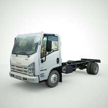 isuzu npr 75l 2012 2011 am car cargo chassis city delivery fast frame heavy industrial lower lowpoly model poly real realtime road semi time tracks traffic transportation truck vehicle 3d print model - Mito3D