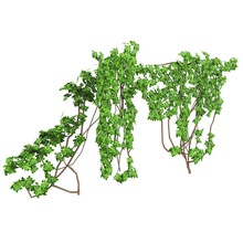 1 ıvy vine oyun sarmaşık yaprak daha düşük lowpoly model büyümüş bitki zehir poly hazır ryann örtüsü ot 3d print model - Mito3D