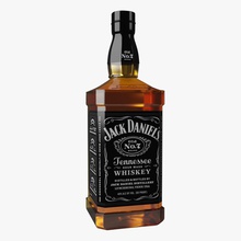 jack daniel old no7 700ml 50 alkol Amerikan bar blender şişe bourbon daniels dekor içme gıda cam honystany içki model 7 eski pub gerçekçi s viski 3d print model - Mito3D