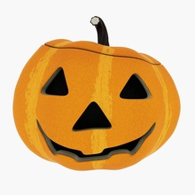jack o lantern candle character elfix flame halloween holiday themed horror human light model plant pumpkin scary small vegetable 3d print model - Mito3D