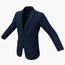 jacket 5 3d molier accessory blazer business character clothes coat dress fashion formal male man model semi sport sportscoat vray 3d print model - Mito3D