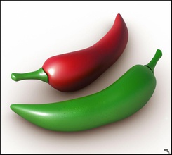 jalapeno pepper 3d chili food fruit green hot jalapeo japaleno marc market mexican model mons plant spicy unity3d vegetable 3d print model - Mito3D