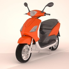 japanese scooter alex yar model motorbike motorcycle standard vehicle 3d print model - Mito3D
