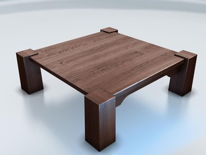 tavolino giapponese 3d mangiare cibo arredamento mobili interni il cucina modello ringo83 tabella 3d print model - Mito3D