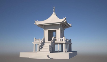 japanese tea-house architecture asia china chinese historic house japan model shrine structure tea temples tradition yorden77 3d print model - Mito3D