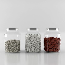 jars & beans accessory can conserved container decor design detail esenyardim fixture food furnishings glass home interior jarred kitchen live model preserves sauce storage 3d print model - Mito3D