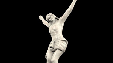 jesus christ statue sculpture character christian christianity church collection cross crucified crucifix crucifixion guys human icon jr male man marchesi model osvaldo pulpit religion religious spiritual 3d print model - Mito3D