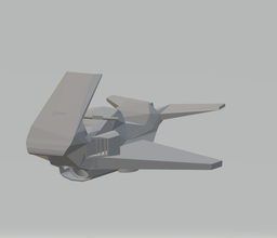 moto jet il veicolo scifi aeromobili 3d print model - Mito3D