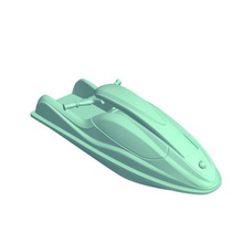 jet ski1 person v1 ski 1 ships seacraft printable lowpoly 3d print model - Mito3D