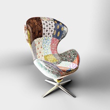 kare design swivel chair lounge flower surprise armchair furnishings furniture karedesign model modero stylized suprised surprised 3d print model - Mito3D