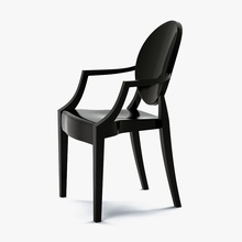 kartell ghost 3d armchair chair classic dimosbarbos furnishings furniture ghost kartell louis lounge model outside philippe plastic recliner starck vray