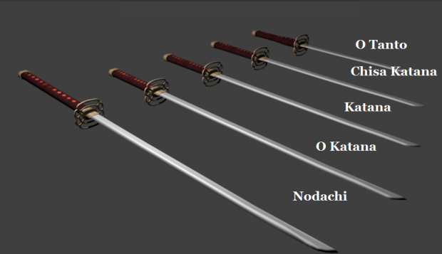 katana sword samurai weapon weapons dagger war ninja 3D print model - Mito3D
