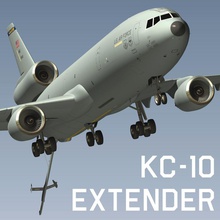 kc10 extender aircraft airplane douglas egpjet3d kc mcdonnell military model plane refueling stratotanker 3d print model - Mito3D