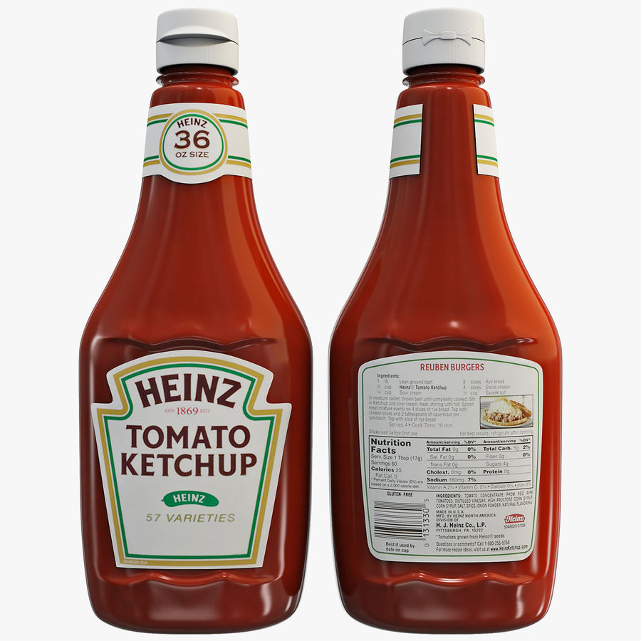 ketchup bottle 2 3d molier 3ds condiment dinner dog flavor food hamburger hot lunch max model picnic tomato vray 3D print model - Mito3D