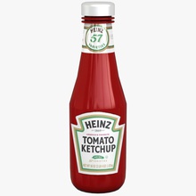 ketchup bottle heinz 3d molier 3ds condiment container dinner dog flavor food glass hamburger hot lunch max model picnic tomato vray 3d print model - Mito3D
