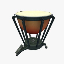 kettledrum v01 chaleira tambor musicais instrumentos printable lowpoly 3d print model - Mito3D