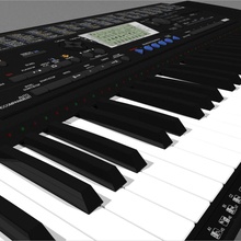 keyboard yamaha psr420 c4d format 420 electronic instrument key model music musical organs phantomliving piano psr synth synthesizer workstation 3d print model - Mito3D