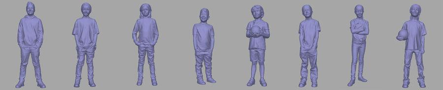 kids pack 01 background boy character child female game girl human kid lower lowpoly male model people poly project3dgp 3d print model - Mito3D