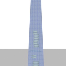 kingdom tower, yeddah burj al-mamlakah al saudita architettura edificio paesaggio urbano alta khalifa regno punto di riferimento mamlakah miglio modello namk07a3 arabia grattacielo struttura altezza torre 3d print model - Mito3D