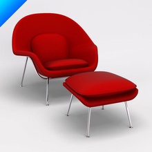 knoll rahim sandalye ve Osmanlı 2in1studio yatak odası klasik tasarım eero mobilyalar mobilya iç canlı lobi salonu model modern ofis saarinen koltuk kanepe 3d print model - Mito3D