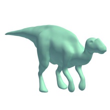 kritosaurus v1 dinozorlar yazdırılabilir lowpoly 3d print model - Mito3D